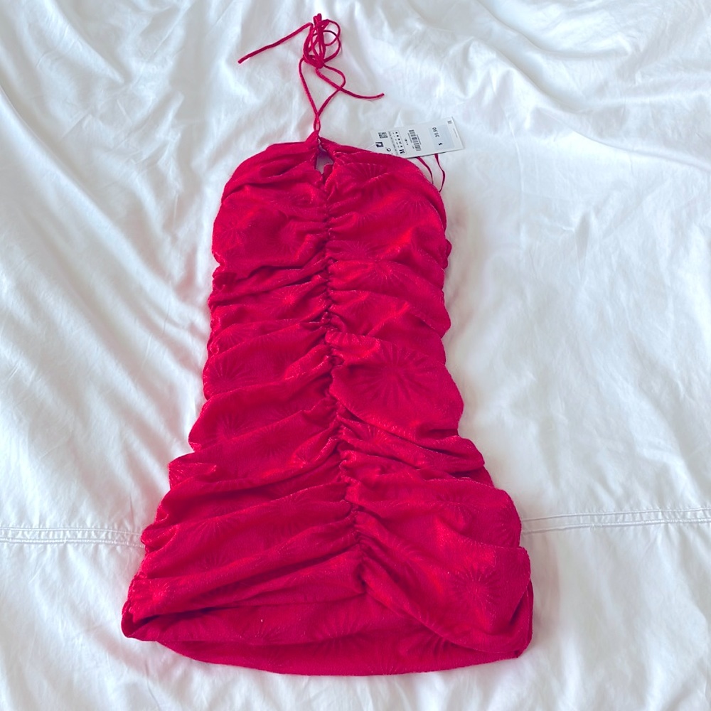 Zara pink mini dress